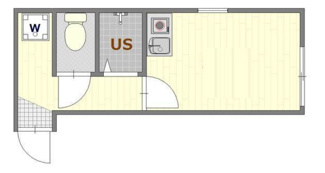 【間取り】 | バーミープレイス阿佐ヶ谷 | 間取りです。