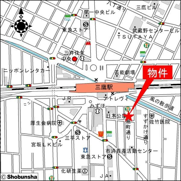 Ｂｒｉｌｌｉａ三鷹の地図