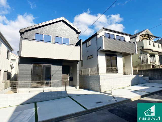 明石市松が丘　新築一戸建ての外観|お客様に長く安心して住んでいだだける事にこだわった家づくり！住んでからのアフターサービスにもしっかりと取り組んでいます！