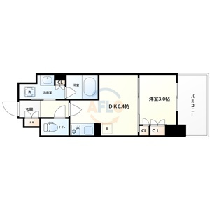 ザ・パークハビオ谷町六丁目テラスの間取り|ザ・パークハビオ谷町六丁目テラス　間取り