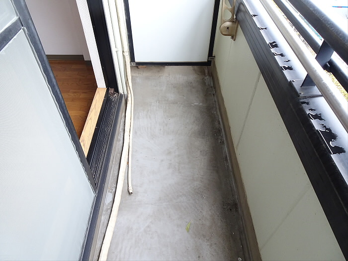 ベルエール調布のバルコニー