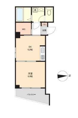 ウェーブツーファーストセンチュリーちはやの間取り