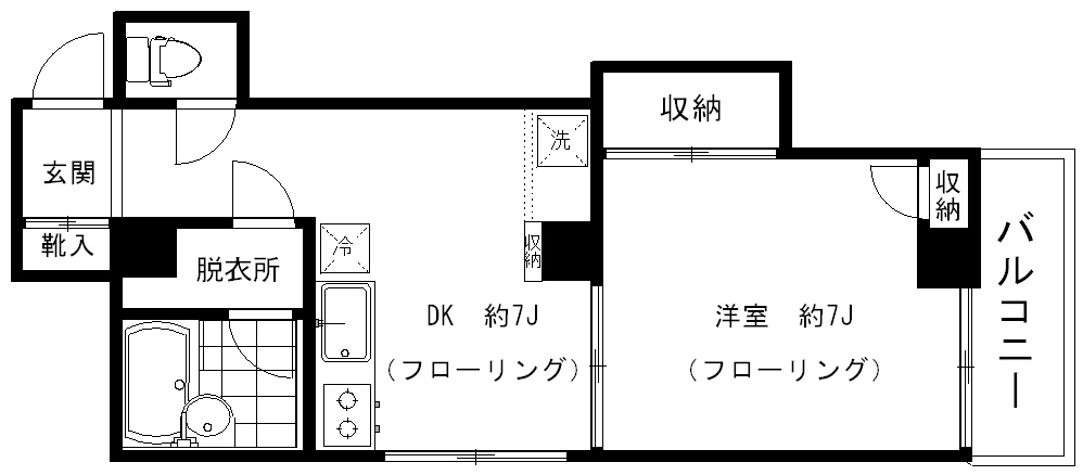 波田野ビルの間取り