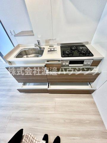 グランドール垂水のキッチン|キッチン下収納