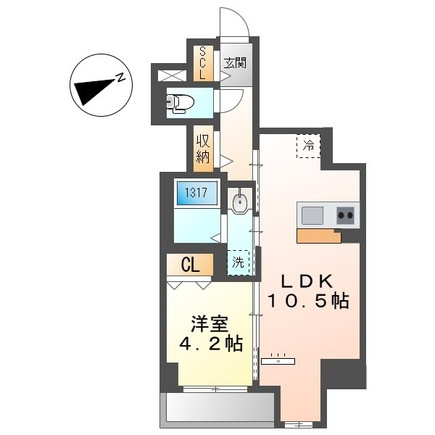 THE　BLOSSOM　新栄の間取り