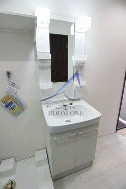 ドエル三ノ輪の洗面所|洗面台です。