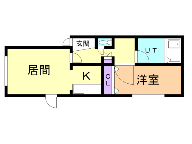 ベルシーヌ鷲別の間取り
