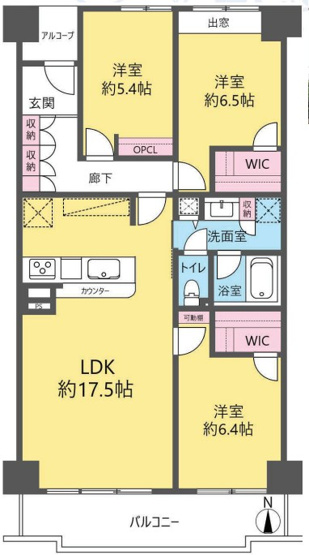 【間取り】 | 成増ハウス | 南向きのお部屋なので、陽当たり・通風良好です！