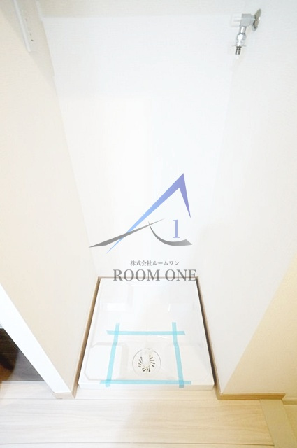 ジェノヴィア東日本橋駅前グリーンヴェールの設備|洗濯機置き場です。