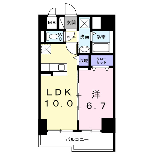 Ｂｒｉｇｈｔ　Ｇａｔｅ　名古屋の間取り