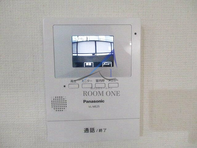 秀マンションのセキュリティ|モニター付きインターホンです。