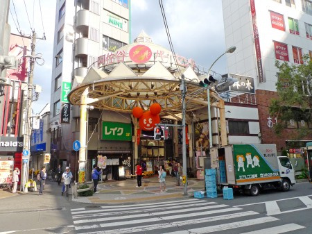 杉並区本天沼１丁目のアパートの周辺