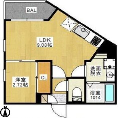 REGALEST-KLC川西Ⅰの間取り