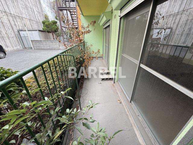 ヴィラひばりヶ丘のバルコニー