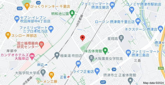 シャトーボヌール庄屋の地図