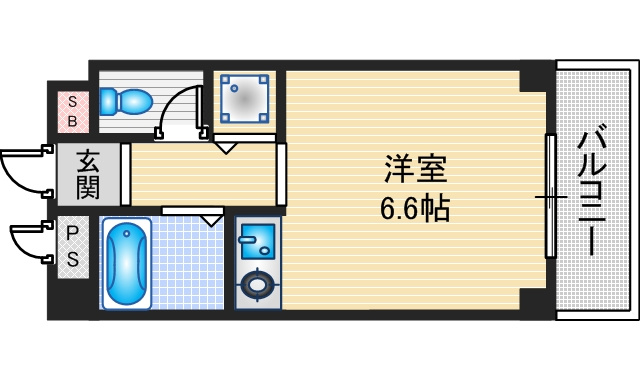 シャトーボヌール庄屋の間取り
