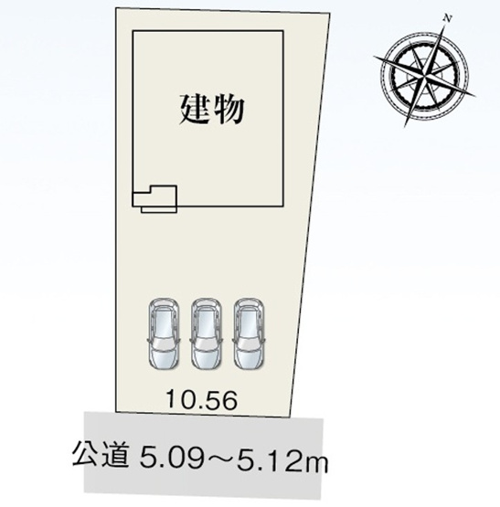 【区画図】 | 菊川市下平川 3期 新築一戸建て | 区画図です