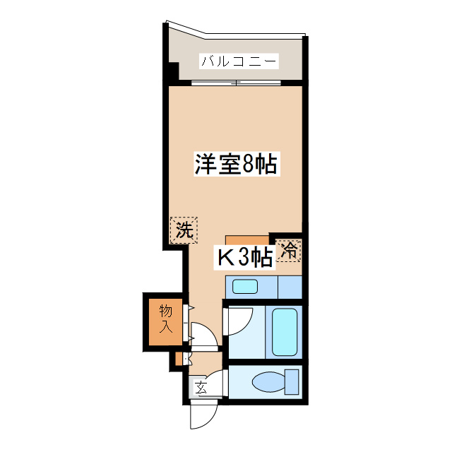 ノースコートサンスイの間取り