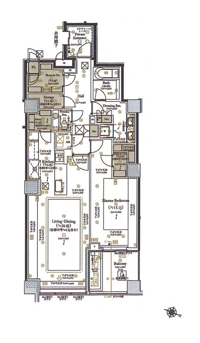 プラウド神宮前の間取り