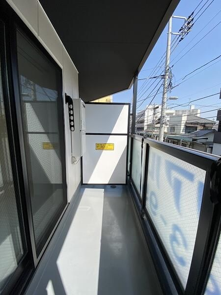 プリズム１４番館のバルコニー