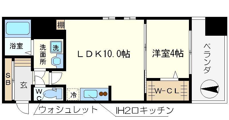 グランプラス谷町の間取り|グランプラス谷町　間取り