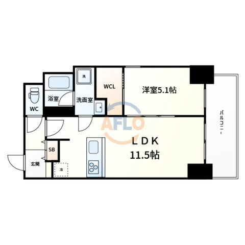 JP noie 上町台龍造寺　南大江小学校区の間取り|JP noie 上町台龍造寺　間取り