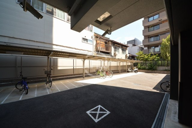 プレサンス上町台リベルテのその他共用部分|プレサンス上町台リベルテ　駐輪場