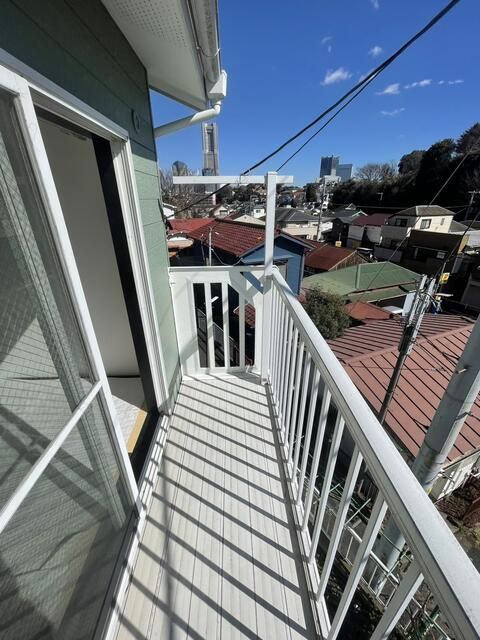 ランドビュー野毛のバルコニー