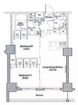 ザ・パークハビオ巣鴨の間取り