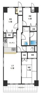 【間取り】 | ベルドゥムール越谷茜町