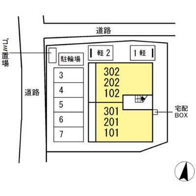 【区画図】 | アルボス鳥飼