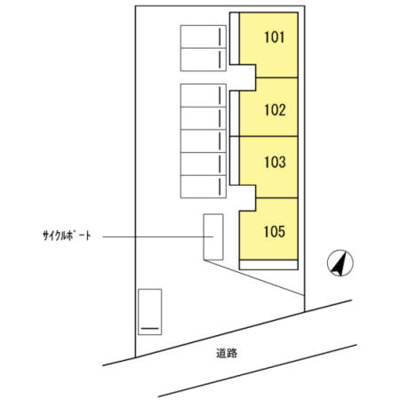 【区画図】 | ユニヴェール小笹