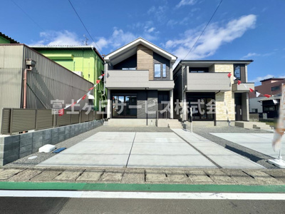 【外観パース】 | 静岡市駿河区南安倍3丁目 2期 新築一戸建て 1号棟 | 外観パースです