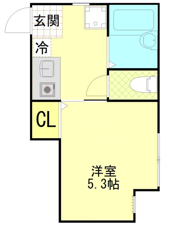ラルーチェ武蔵小杉の間取り|間取りです。