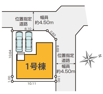 【区画図】 | 静岡市葵区羽鳥5丁目 3期 新築一戸建て | 区画図です