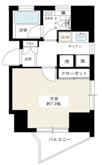 【間取り】 | ラ ステュディオ押上 | 間取りです。