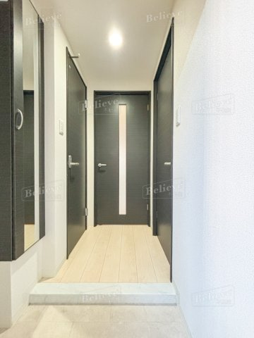 久留米市小頭町の賃貸マンションの玄関|おしゃれな玄関です★