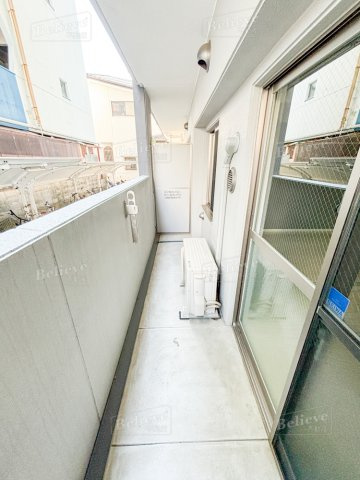 久留米市小頭町の賃貸マンションのバルコニー|陽当たりの良いバルコニーです♪