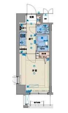 バージュアル横濱鶴見の間取り|間取りです。