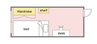 【間取り】 | 家具の配置は部屋により異なります