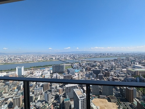 グランドメゾン新梅田タワーザ・クラブレジデンスのその他|バルコニーからの眺望　※前回募集時／２０２４年１０月の写真
