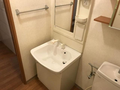 【洗面所】 | リバパレス高井戸 | 洗髪洗面化粧台