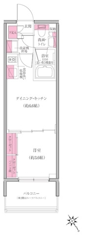 新品家具付きマンション佐賀6(KaGood東京)の間取り|※間取りと異なる場合は現状を優先します。