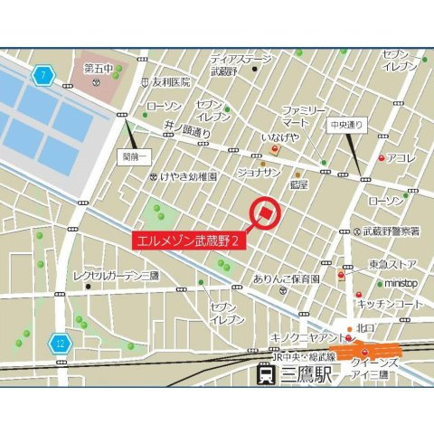 エルメゾン武蔵野２の周辺