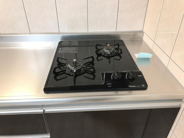 オレンジクレスト　Ⅱのキッチン|2口コンロ