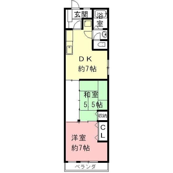 早苗第一ビルの間取り