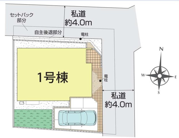 【横浜市旭区今宿南町1715-7新築戸建て】★仲介手数料無料★（今宿南小学校・今宿中学校）の区画図