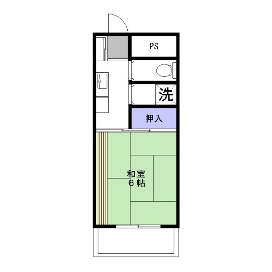 【間取り】 | エバーグリーン皆生　820