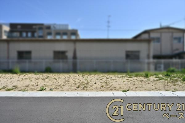 橿原市忌部町　３号地　建築条件なし土地の外観|■現地撮影写真■土地面積約４３坪と開放的！お気軽にお問い合わせください！