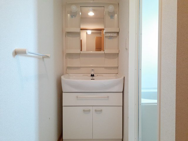 オードシェルⅠの洗面所|スペースが確保できる洗面所です
